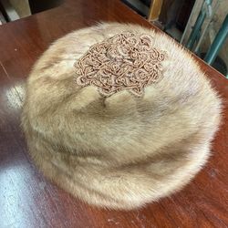 Fur Pillbox Hat