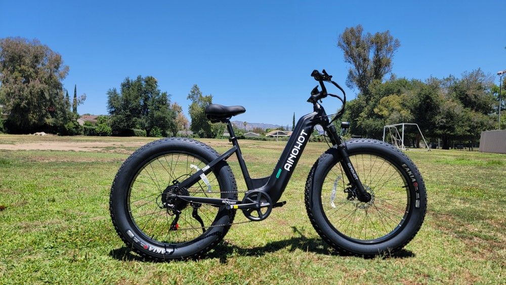 Fat Tires Step Thru Electric Bike