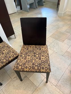 Set of 4 Upholstered Dining Chairs
