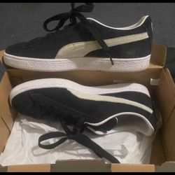 Black White Pumas Sz 9 Men’s New In Box