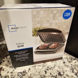 $10.00 - Indoor Grill By Mainstays, NEW IN BOX/NEVER OPENED!