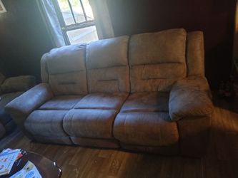 Beige couch