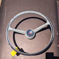 60 -66 Steering Wheel C10 Chevy With Horn It Can Be Use For A GMC As well But You Need A Different Horn Bottom 