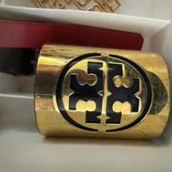 Vintage  Tory Burch Logo Cuff Bracelet