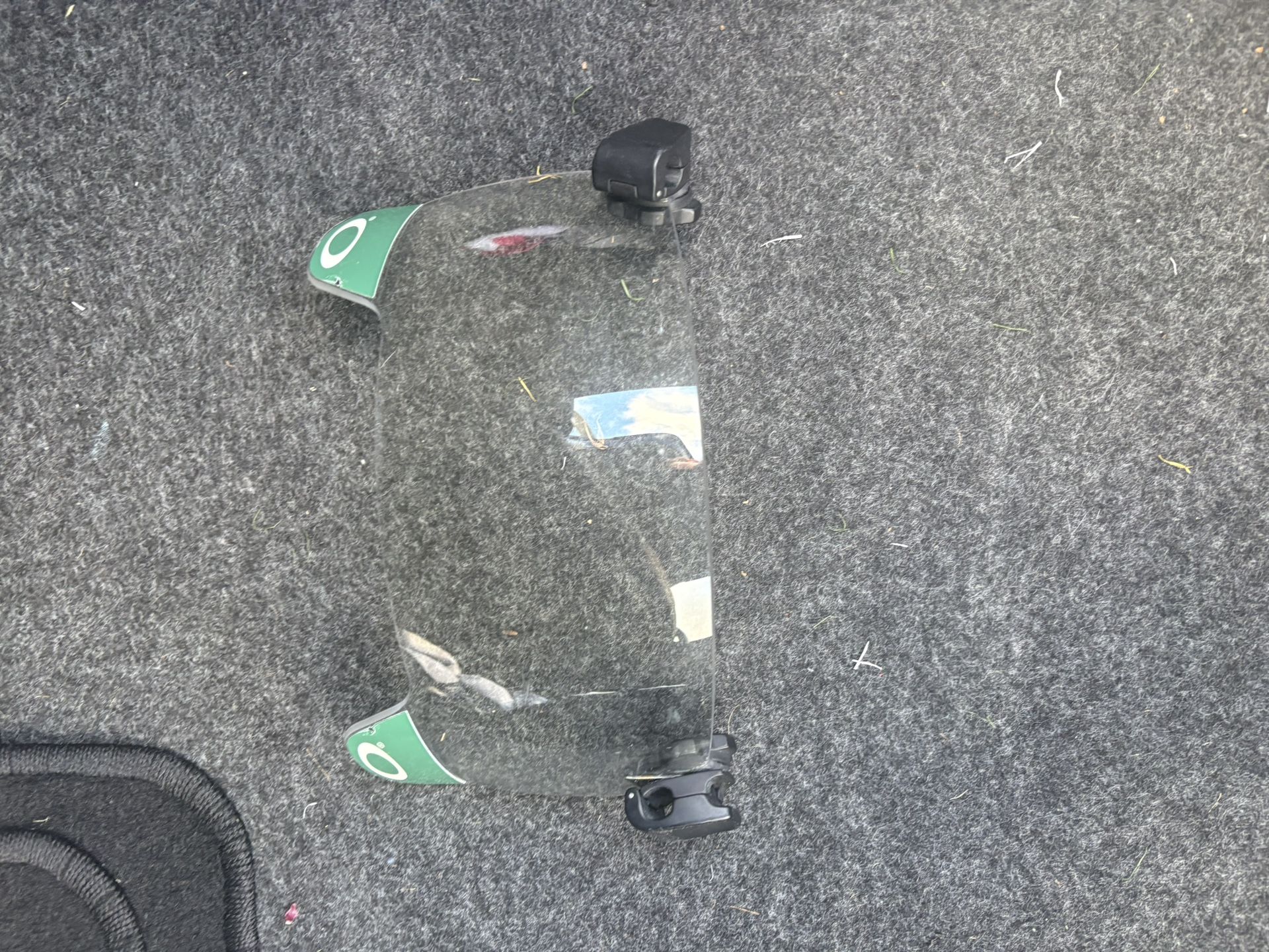 clear Oakley visor football 