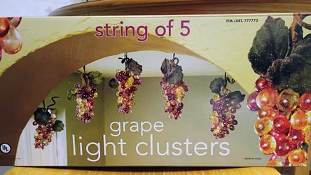Indoor Grape Light Clusters