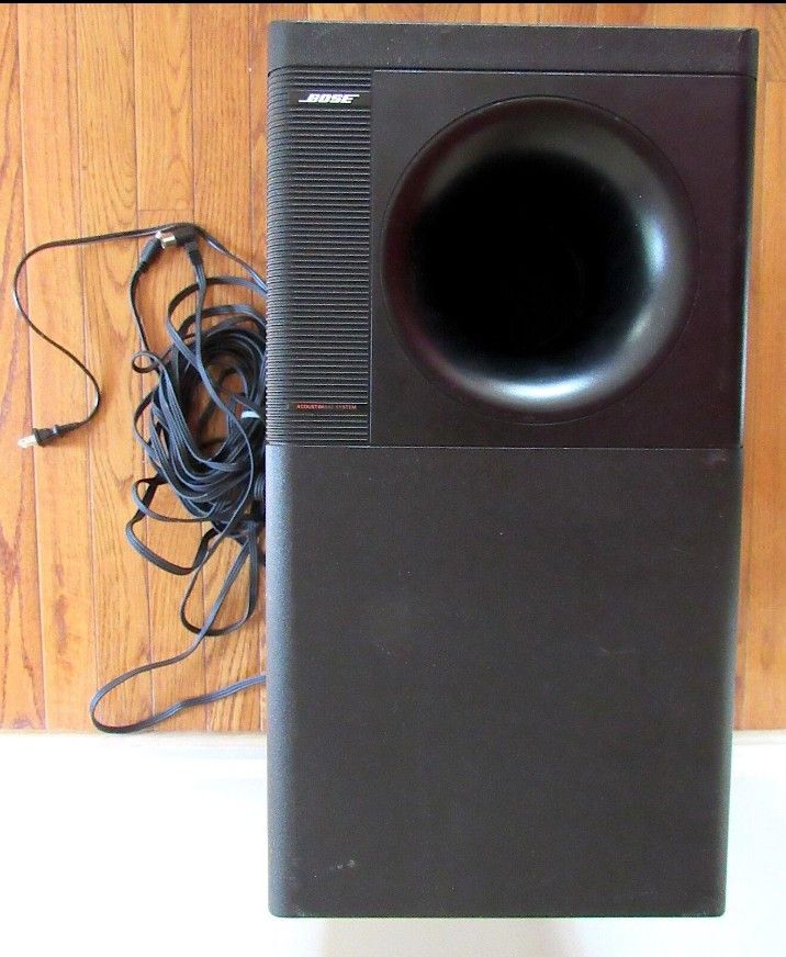 BOSE LIFESTYLE 25 POWERED SPEAKER SYSTEM with 5 Lifestyle Double-Cube Speakers & Power Cord (Black)