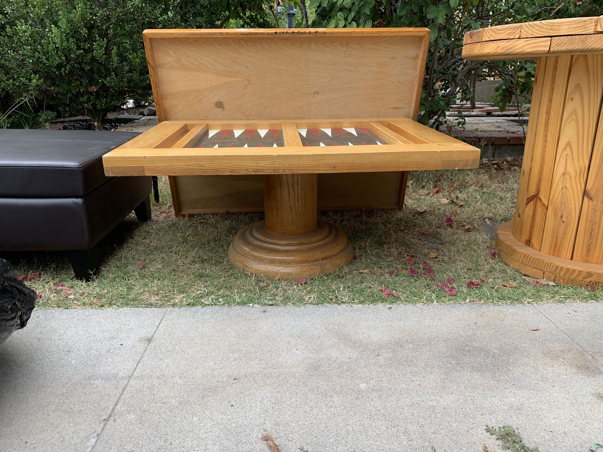 Solid Wood Bat Gammon Table!