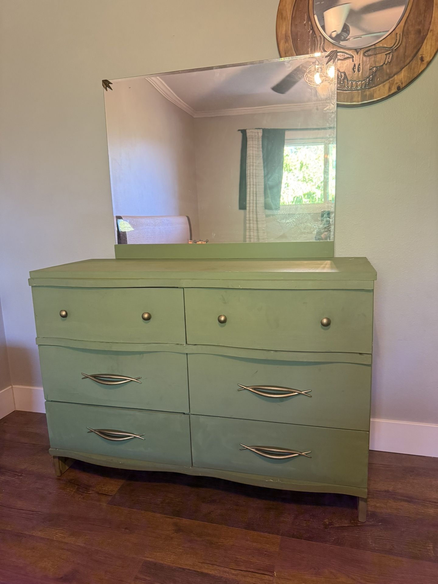 Vintage Green Dresser