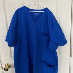 Blue Scrub Top
