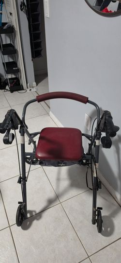 Medline Superlight Folding Walker 250lb Capacity