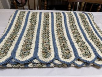 Handmade Crochet Blanket Throw