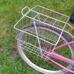 Large Heavy Duty Vintage Rear Double Bike Basket
