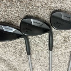 Callaway Opus Black Shadow RH Wedges Set (52°/ 56°/ 60°）