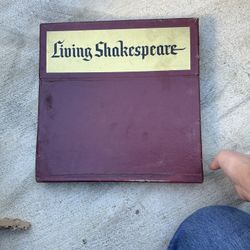 vintage "Living Shakespeare" vinyl record set for plays 