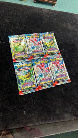 6 Brand New Pokemon Scarlet And Violet Twilight Masquerade Booster Packs