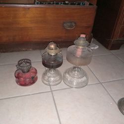 Vintage Wick Lamps