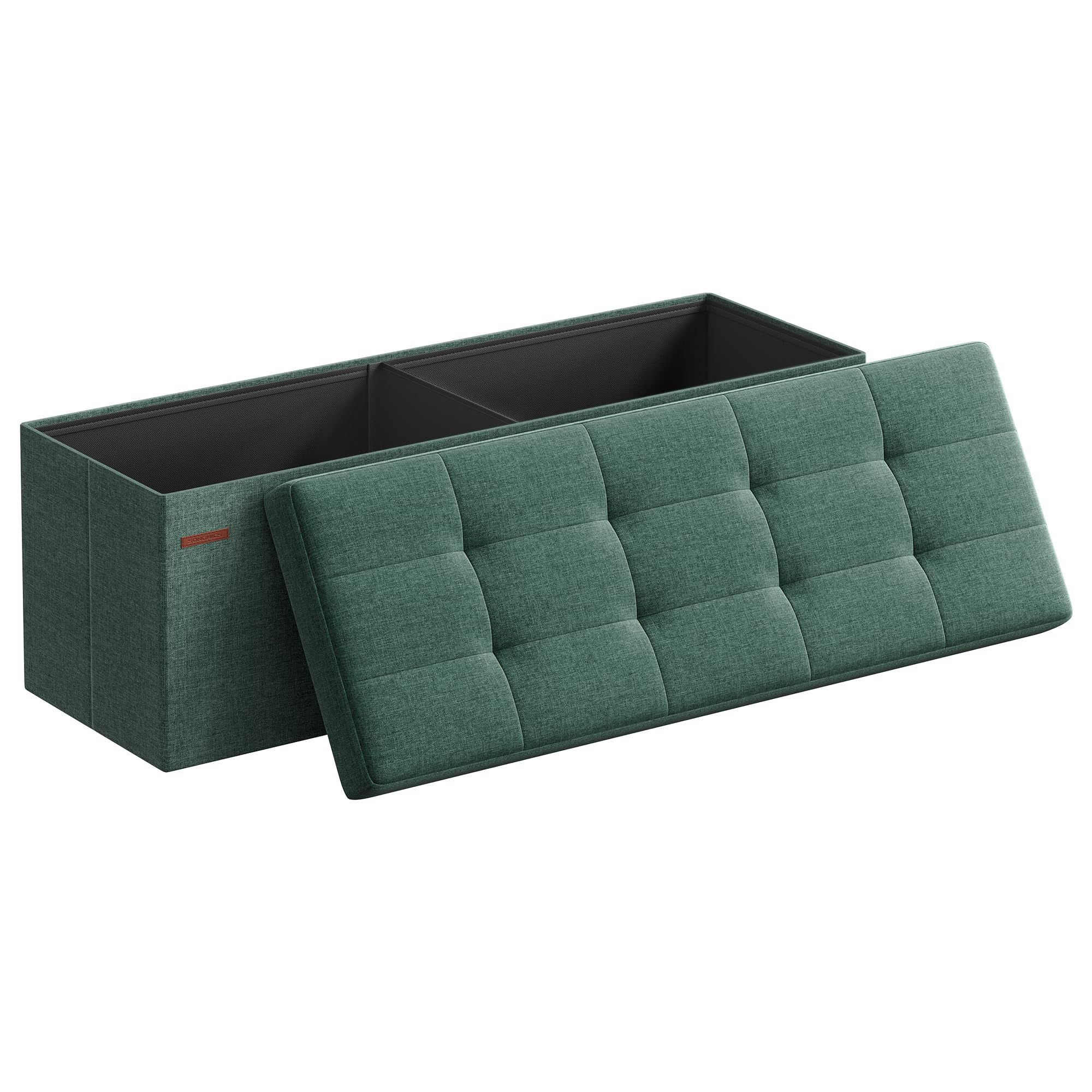 43 Inches Folding Storage Ottoman Bench