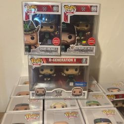 FUNKO POP! WWE -  D-Generationj X - DX - Triple H & Shawn Michaels  Bundle