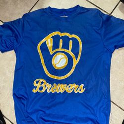 Brewers Baseball Jersey Youth M 