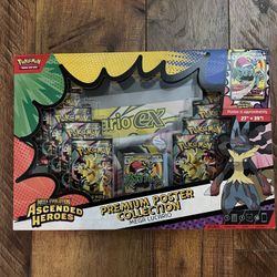 Mega Evolution (Lucario)Ascended Heroes Premium Poster Collection New Sealed