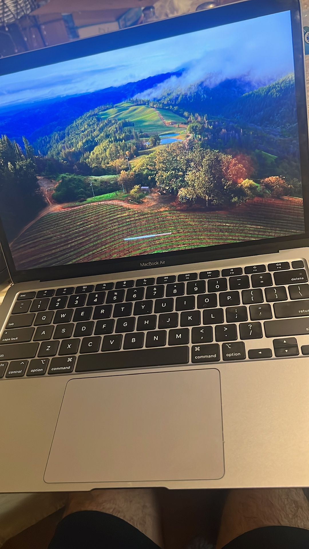 Apple MacBook Air 13 , Dark Gray Color .( Get A Free Leather Case )