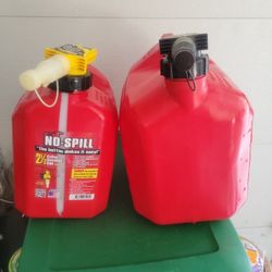 2 Gas Cans Both For 10 Bucks