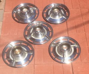 1964 Chevy Impala Super Sport Chrome Hubcaps (5)