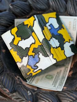 Custom 100% leather Cole Hahn Card Holder- original 1/1