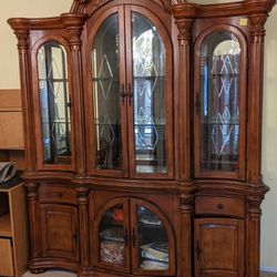 Antique China Display Armoire