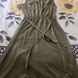 Olive Green Dress