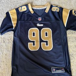 Official NFL Apparel Los Angeles Rams Donald Jersey Size Medium Youth, Not Puka, Stafford, Adams, Williams, Nike