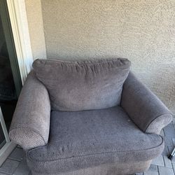 Free Chair & Ottoman