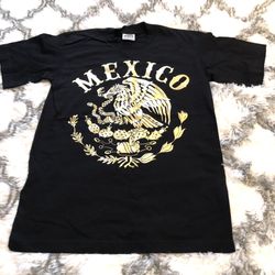 Mexico Gold Print TShirt Different Sizes - $10