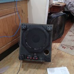 Optimus 12" House Speaker Subwoofer In Downfire Ported Box