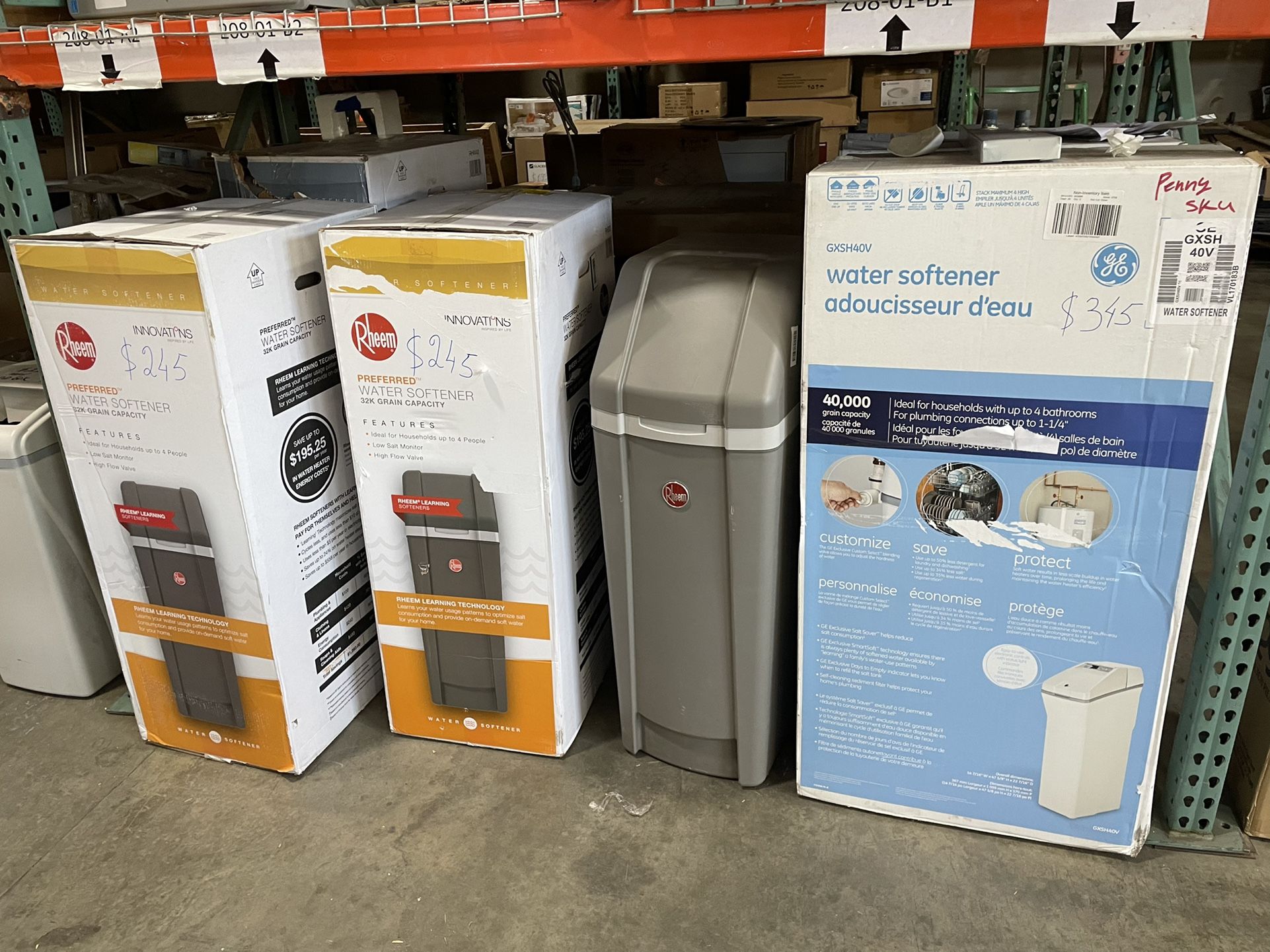 Rheem Ge Water Softener 30000 32000 42000 for Sale in Los Angeles, CA -  OfferUp