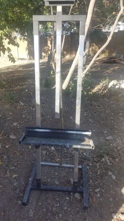 Martin Universal Design Avanti II Metal Double Post Easel; Black