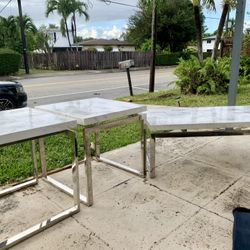Modern Marble Chrome Nerissa Coffee Table And End Tables