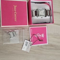 Juicy Couture Silver Color Watch Chunky 