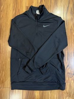 Mens Nike Dri-FIT Therma Long Sleeve 1/4 Zip Training Top Size LT Fleeced lined