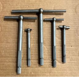 Lot Of 5 Helios Telescoping Gages Germany Machinist Tools