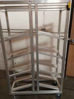Aluminum rolling cart