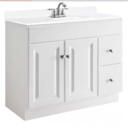 Design House® Wyndham 36 In. W X 18 In. D Unassembled Vanity **Cabinet Only,*White