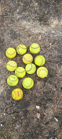 Softball balls