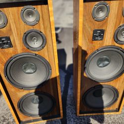 Big Bass Speakers With Midrange And Tweeter