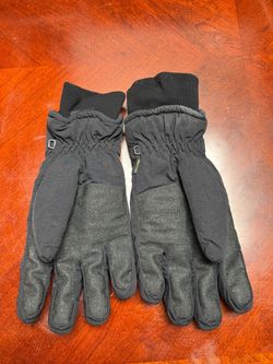 Black Insulated Winter Gloves