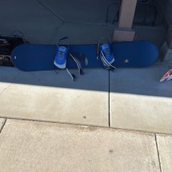 Lamar Snowboard and bindings