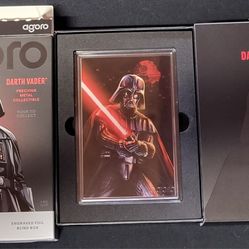 Rare Darth Vader Agora 5 Gram Silver Tier 2 Collector Card # 533/1000 Disney Mint Condition  Star Wars 