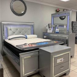 Allure 4 Pieces Bedroom Set 