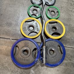 Olympic Curl Bar Weights